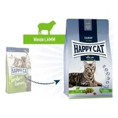 Happy Cat visavertis pašaras suaugusioms katėms su ėriena Culinary WeideLamm, 4 kg parduotuvėje akvanamai.lt