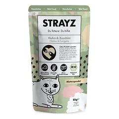 STRAYZ BIO Pouch drėgnas maistas katėms 6 x 85 g — 2 nuotrauka