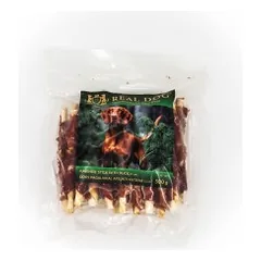 Real Dog SNACKS Odos pagaliukai, apsukti antiena 11cm 500g