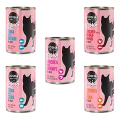 Cosma Asia bandomasis rinkinys, drėgnas maistas katėms, 80 - 99 g — 4 nuotrauka