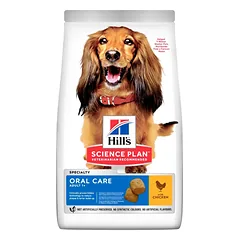 Hills Sience Plan Oral Care Canine Adult ėdalas šunims su vištiena