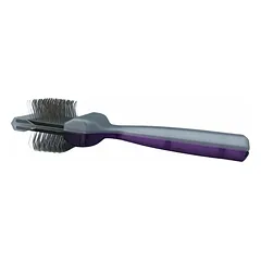 ActiVet Duo Plus Šepetys Tufffinish Coater 2-in-1 - du standūs šepetėliai viename, skirti iššukuoti ir pašalinti pavilnę - mažas 4.5 cm, Mała — 2 nuotrauka