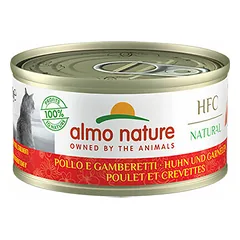 Almo Nature HFC Natural vištiena su krevetėmis, drėgnas maistas katėms 70 g