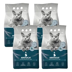 ARISTOCAT Bentonite Plus natūralus bentonito kraikas 20 l (4 x 5 l)