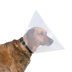 Trixie Protective Collar plastikinis pooperacinis antkaklis šunims, S dydis, 28–33 cm/12 cm