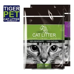 Tiger Pet Apple Scent sulipantis kraikas kačių tualetui su obuolių kvapu, 5 l