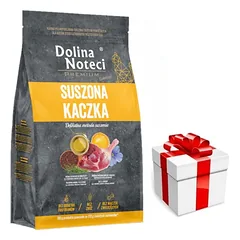 DOLINA NOTECI Aukščiausios kokybės sausas ėdalas sterilizuotoms visų veislių katėms antis 2 kg + Staigmena katei