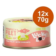 Lucky Lou Extra Food in Jelly 12 x 70 g