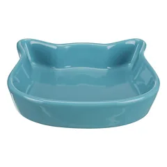 TRIXIE Keraminis katės galvos formos dubenėlis 0,25 l/12 cm