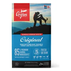 Orijen Original sausas maistas šunims 17 kg parduotuvėje petreon.lt