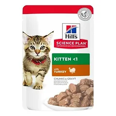 Hills Science Plan Cat Kitten <1 with turkey 12 x 85g