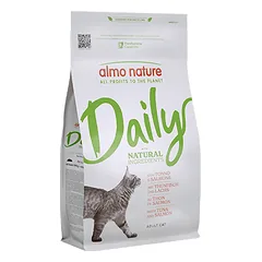 Almo Nature Daily Maintenance su tunu ir lašiša, sausas maistas katėms parduotuvėje sunu.lt