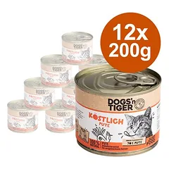 Sparpaket Dogs'n Tiger Adult Cat 12 x 200 g