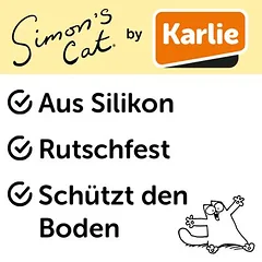 Simon's Cat Napfunterlage, grau, Groß > 5 kg — 2 nuotrauka