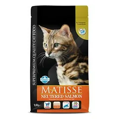 Farmina Matisse Cat Neutered su lašiša, sausas maistas katėms 1,5 kg