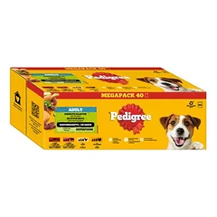 Pedigree šviežumo maišeliai drėgnas maistas šunims 40 x 100 g — 3 nuotrauka
