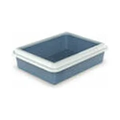 Georplast atviras tualetas katėms su bortu 43,5 x 34 x 11 cm, įvairių spalvų — 2 nuotrauka