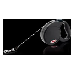 FLEXI MINI CLASSIC (XS) 3m juodas iki 8kg
