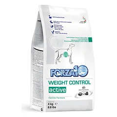Forza10 Weight Control Active dietiniai sausieji maisto produktai suaugusiems šunims, turintiems antsvorio, diabetą ir polinkį nutukimui, 4 kg