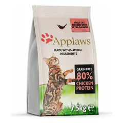 Applaws Cat Adult su vištiena ir lašiša, sausas maistas katėms 7,5 kg