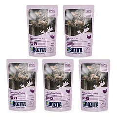 BOZITA kalakutienos gabaliukai padaže 5x85g (paketėlis)