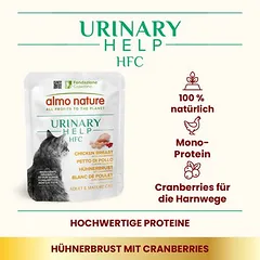 Almo Nature HFC Urinary Help 6 x 50 g drėgnas maistas katėms — 2 nuotrauka
