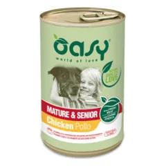 Oasy Mature & Senior Chicken konservai su vištiena vyresnio amžiaus šunims