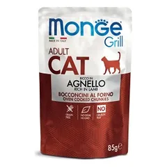 Monge Grill konservai katėms su ėriena, 85 g parduotuvėje akvanamai.lt