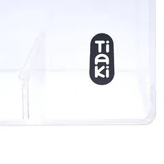 TIAKI akrilinė paukščių lesyklėlė, kuri neleidžia byrėti lesalui, Dydis L: L 20 x B 25 x H 20 cm — 5 nuotrauka