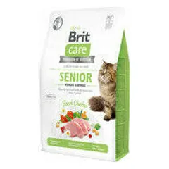 Brit Care Cat GF Senior Weight Control su šviežia vištiena, sausas maistas katėms 7 kg — 2 nuotrauka