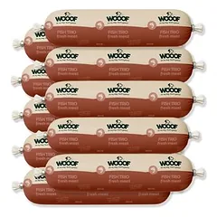 WOOOF Frischfleischwurst Fisch-Trio getreidefrei