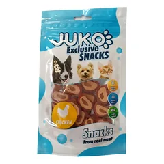 JUKO Užkandžiai Vištiena & Pollock čipsai 70 g
