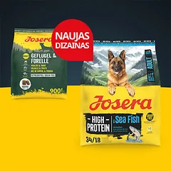 Josera High Protein Adult Sea Fish sausas pašaras šunims su žuvim, 3 kg — 4 nuotrauka