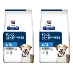 HILL'S Prescription Diet Canine d/d Food Sensitivites Duck & Rice 24 kg (2x12 kg)