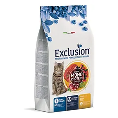 Exclusion Mono Protein Mediterraneo sausas pašaras katėms su jautiena 1,5 kg