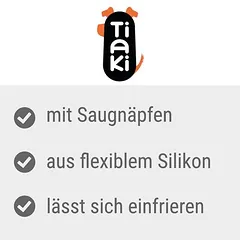 TIAKI Schleckmatte Eule, TIAKI Schleckmatte Eule Ø 15 x H 1,2 cm — 3 nuotrauka