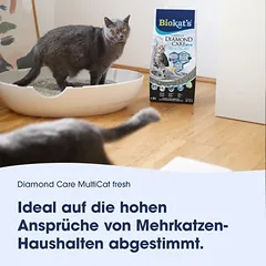 Biokat's Diamond Care MultiCat Fresh kraikas katėms, Ekonominė pakuotė: 2 x 8 l — 2 nuotrauka