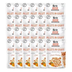 BRIT Care Fillets 24 x 85 g su vištiena padaže