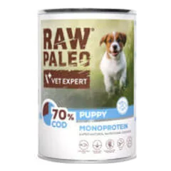VetExpert Raw Paleo Puppy konservai su menke šuniukams - Pet24