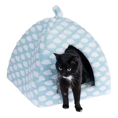 zooplus Basics namelis katėms Fluffy, rožinė — 5 nuotrauka