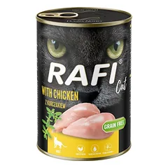 RAFI Cat Adult su vištiena, 12 vnt. po 400 g, šlapias kačių maistas