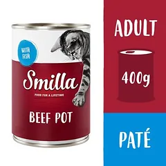 Smilla jautienos indeliai drėgnas maistas katėms 6 x 400 g — 5 nuotrauka