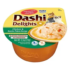 Ciao Dashi Delight vištiena su bonito dribsniais katėms 6×70 g