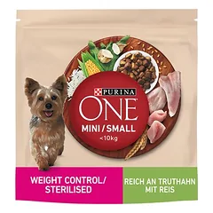 PURINA ONE Mini Weight Control / Sterilised Truthahn & Reis