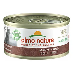 Almo Nature HFC Natural jautiena, drėgnas maistas katėms 70 g