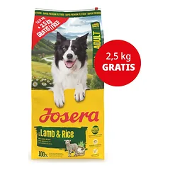 Josera Lamb & Rice 12,5 kg + 2,5 kg = 15 kg