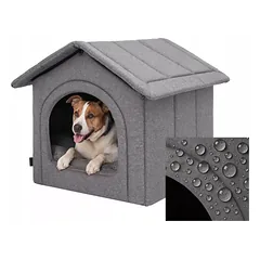 Šunų namelis Hobbydog R4 Ekolen, grafitinis, XL, 60x55 cm