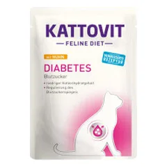 Kattovit Feline Diet Diabetes guliašas su vištiena katėms