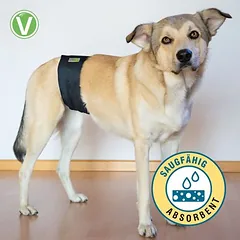 Vetlando daugkartinės sauskelnės patinams, Dideliems 26–45 kg — 5 nuotrauka