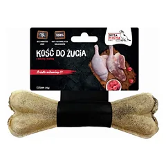 SYTA MICHA Kość do żucia psa kaczka i maliny 13,5 cm